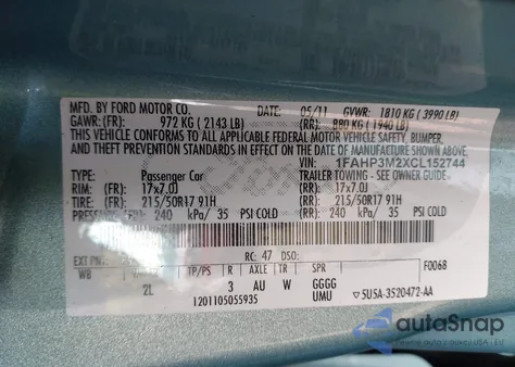 2012 Ford Focus Sel из США, поврежденный, VIN 1FAHP3M2XCL152744